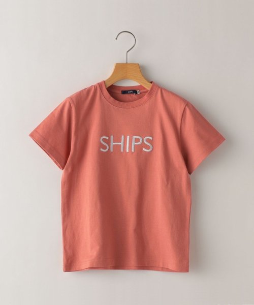SHIPS KIDS(シップスキッズ)/SHIPS KIDS:80～90cm / SHIPS ロゴ TEE/ピンク