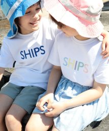 SHIPS KIDS(シップスキッズ)/SHIPS KIDS:100～160cm / SHIPS ロゴ TEE/ライトホワイト