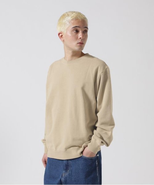 AVIREX(AVIREX)/《DAILY/デイリー》FADE WASH CREW NECK SWEAT / フェード ウォッシュ クルーネック スウェット/ライトグレー3