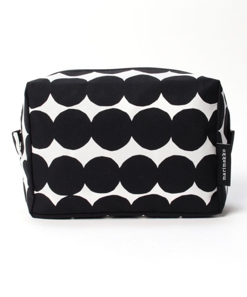 Marimekko(マリメッコ)/【marimekko】マリメッコ Vilja Rasymatto cosmetic bag コスメポーチ/オフホワイト×ブラック