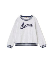 AVIREX/《KIDS》BASEBALL CREW NECK SWEAT/ベースボール ラインリブ クルーネック スウェット/505112470