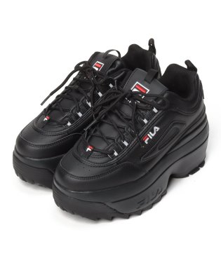 FILA（Shoes）/Disruptor II Wedge / ディスラプター2 ウェッジ カジュアルスニーカー 厚底 販路限定モデル / ブラック/505110790