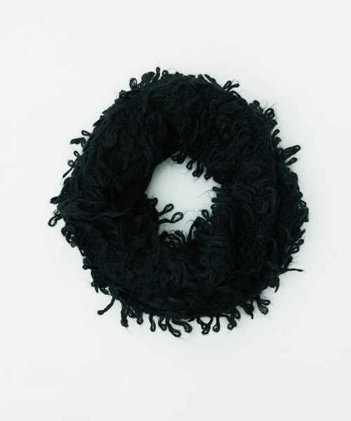 手編みフリンジスヌード 