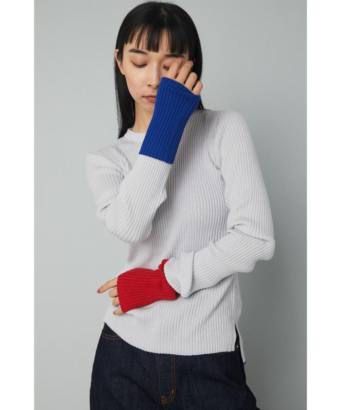 Color block pullover(505116203) | ヘリンドットサイ(HeRIN.CYE ...