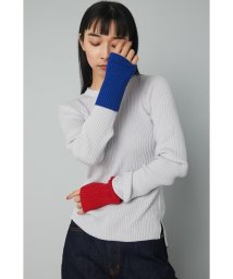 HeRIN.CYE(ヘリンドットサイ)/Color block pullover/L/GRY1