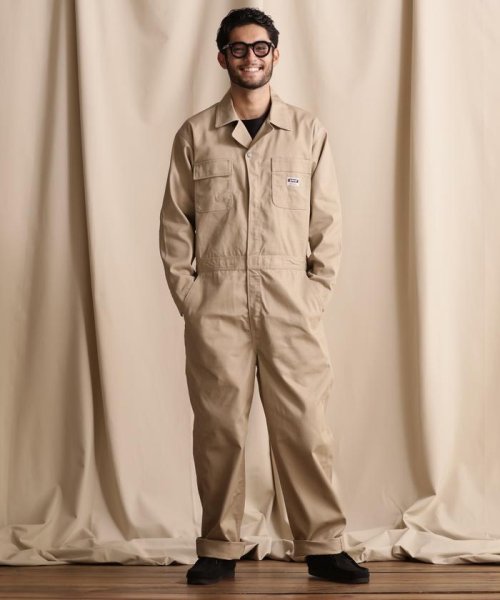 Schott(ショット)/TC WORK JUMPSUIT/ジャンプスーツ/カーキ