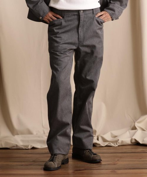 Schott(ショット)/TC WORK PANTS/ワークパンツ/グレー