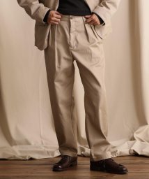 Schott(ショット)/TC DOUBLE PLEATED WIDE PANTS/2タック パンツ/カーキ