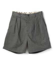 Schott(ショット)/DOUBLE PLEATED T/C SHORTS/ダブルプリーツ T/C ショーツ/グレー