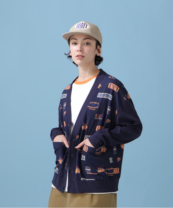 WEB&DEPOT限定》ALOHA CARDIGAN/ アロハカーディガン(505116283