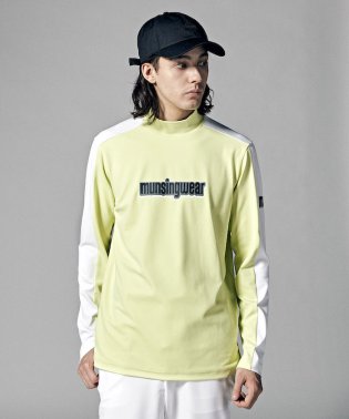 Munsingwear/『ENVOY』防風スペクター3D風ロゴハイネック長袖シャツ (UPF50+)【アウトレット】/505103564