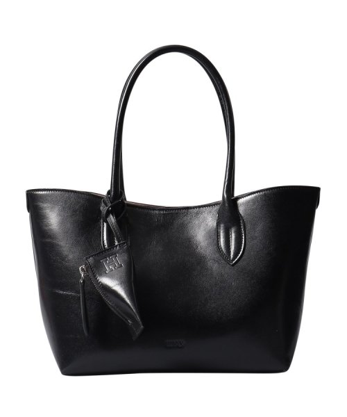 【スティーレ】レザートートバッグ M 本革 チャーム付き スティーレ