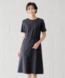 J.PRESS LADIES（LARGE SIZE）/BAHARIYE SOLID フレアー ワンピース/505117751