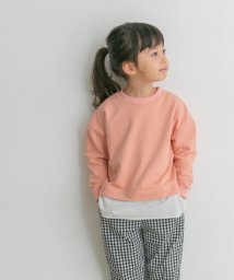 URBAN RESEARCH DOORS（Kids）(アーバンリサーチドアーズ（キッズ）)/シャツ付きプルオーバー(KIDS)/PINK