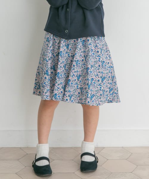 URBAN RESEARCH DOORS（Kids）(アーバンリサーチドアーズ（キッズ）)/花柄インナーパンツ付スカート(KIDS)/BLUE