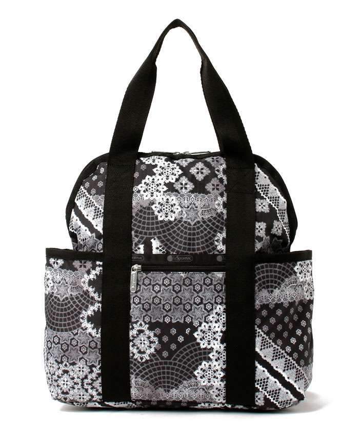 DOUBLE TROUBLE BACKPACKパッチワークレース(505103641) | LeSportsac