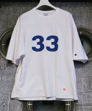 ADAM ET ROPE'/【別注】《Champion / チャンピオン》Reverse Weave Football Tee/505112184