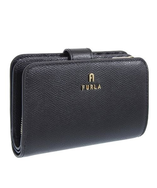 FURLA(フルラ)/FURLA フルラ CAMELIA M 二つ折り財布/ブラック