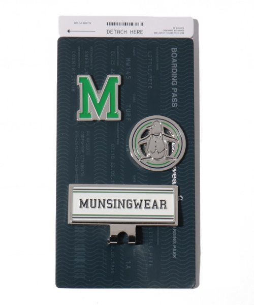Munsingwear(マンシングウェア)/2個付きクリップマーカー/グリーン