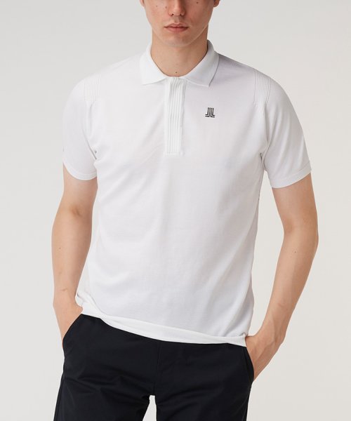 LANVIN SPORT(ランバン スポール)/ニット半袖ポロシャツ【アウトレット】/ホワイト