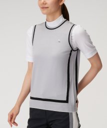 LANVIN SPORT/クルーネックニットベスト【アウトレット】/505101836