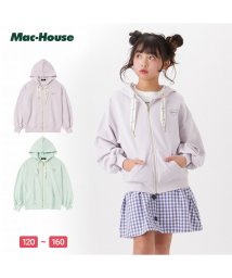 MAC HOUSE(kid's)(マックハウス（キッズ）)/RICH MIX リッチミックス 裏毛ジップアップパーカー 335572115/ラベンダー