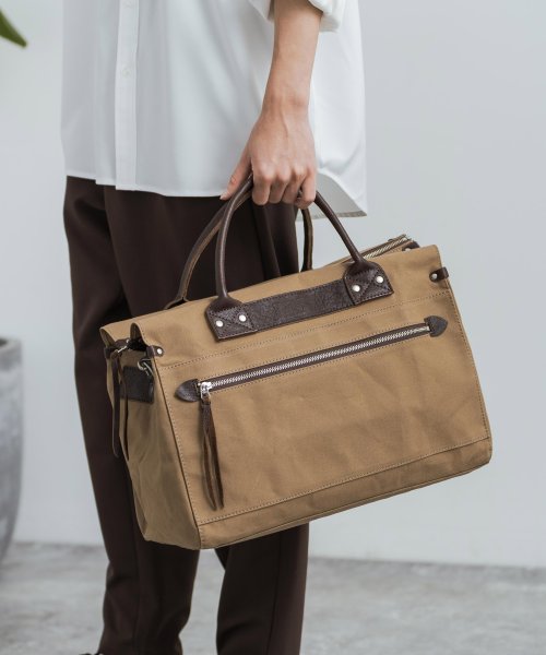 ボストンバッグ ショルダー パラフィン 2WAY メンズ レディース カバン 収納 便利 国産 日本製 オープンファスナー 牛革 本革 撥水 お出かけ Butl ショルダー パラフィン メンズ 撥水 Butler Verner Sails/バトラーバーナーセイルズ