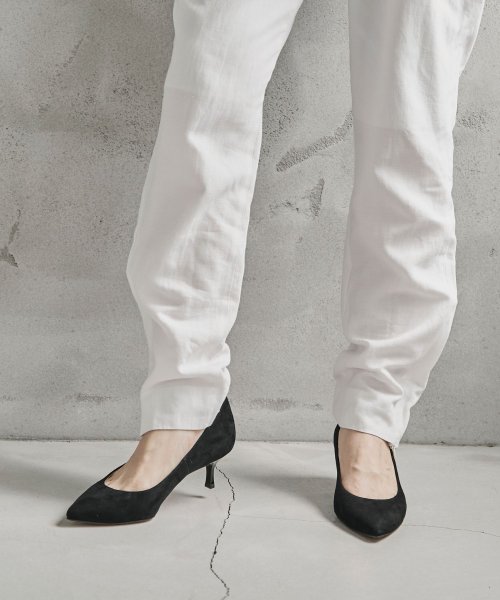 スティレットローヒールポインテッドパンプス シューズ T1692034378(12906円)