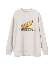 MAC HOUSE(men)/NAVY ネイビー HONDA ホンダ 裏毛トレーナー F51541DM/505122398