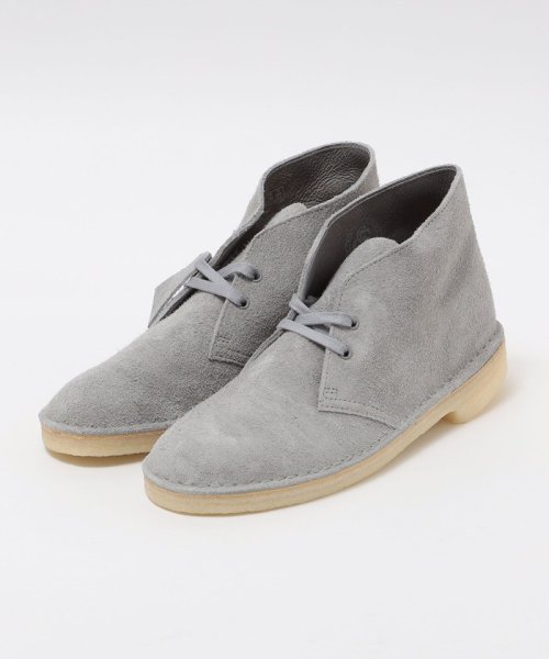 SHIPS MEN(シップス　メン)/【SHIPS限定】CLARKS: DESERT BOOTS HAIRY GRAY/SUEDE/グレー