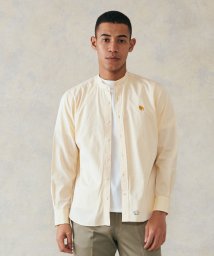 J.PRESS MENS(J．プレス　メンズ)/【WEB限定】ピンオックスバンドカラーバックブル シャツ/イエロー系