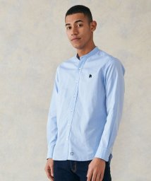 J.PRESS MENS(J．プレス　メンズ)/【WEB限定】ピンオックスバンドカラーバックブル シャツ/サックスブルー系