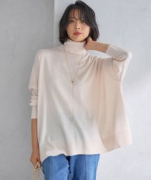 NIJYUSANKU（LARGE SIZE）(２３区（大きいサイズ）)/【洗える】ウールブレンド タートルネック ニット/ピンク系