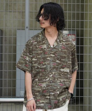 Schott/HAWAIIAN SHIRT BANDANA SHARK/ハワイアンシャツ バンダナシャーク/505123755