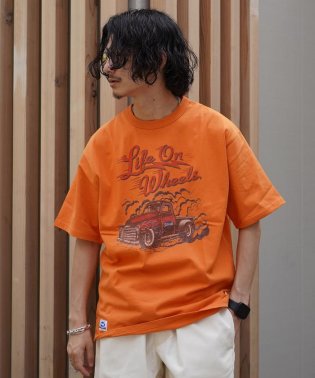 Schott/T－SHIRT LIFE ON WHEELS/Tシャツ "ライフ オン ホイールズ/505123760