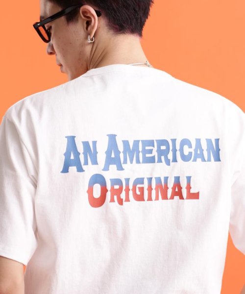 Schott(ショット)/WEB LIMITED/T－SHIRT AN AMERICAN ORIGINAL/Tシャツ "アメリカンオリジナル/ホワイト