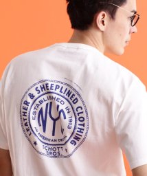 Schott(ショット)/WEB LIMITED/T－SHIRT STAMP/Tシャツ "スタンプ/ホワイト