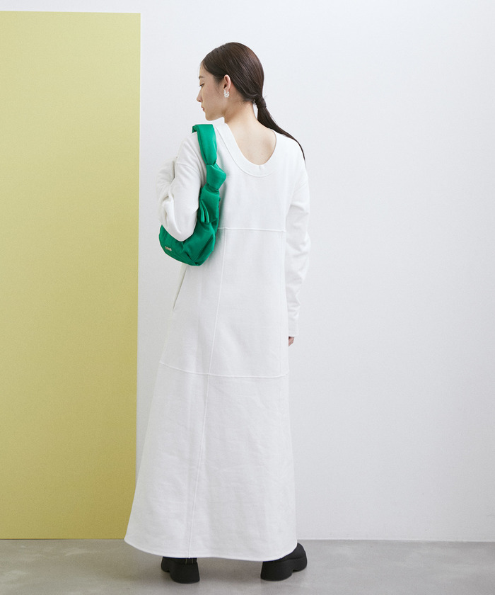 ドロストドッキング裏毛ワンピース ◇2023春夏◇ ADAM ET ROPE ロング