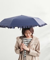 ROPE PICNIC PASSAGE(ロペピクニック パサージュ)/【Wpc.別注】晴雨兼用/遮光クラシックフリル折り畳み傘/ネイビー（40）
