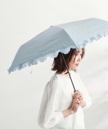 ROPE PICNIC PASSAGE(ロペピクニック パサージュ)/【Wpc.別注】晴雨兼用/遮光クラシックフリル折り畳み傘/サックス（48）