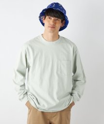 SHIPS any MEN(シップス　エニィ　メン)/【SHIPS any別注】LA APPAREL: 8.5oz 長袖 Tシャツ 23SS◇/ライトグレー