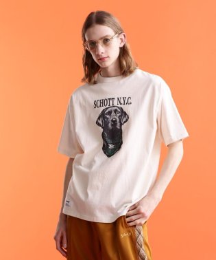 Schott/S/S T－SHIRT "LABRADOR RETRIEVER"/半袖 Tシャツ 'ラブラドール レトリバー'/504919295