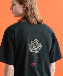 Schott(ショット)/T－SHIRT DOLLER ROSE/Tシャツ "ダラーローズ/ダークグリーン