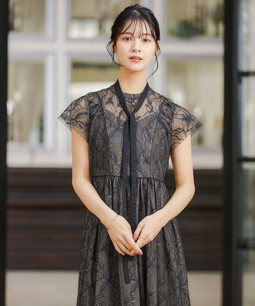 セール】niana ニアナ 結婚式 ワンピース パーティードレス 総レース 