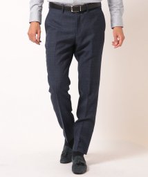 Men's Bigi(メンズビギ)/【ACTIVE TAILOR】ミックスヤーン/ホップサックスラックス＜セットアップ・スリーピース対応＞/ネイビー