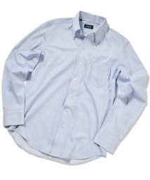 Men's Bigi(メンズビギ)/プリントジャージボタンダウンドレスシャツ/サックスブルー