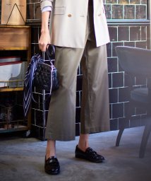 J.PRESS LADIES（LARGE SIZE）/【洗える】 ストレッチツイル セミワイド ベイカー パンツ/505127075