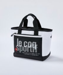 le coq sportif GOLF (ルコックスポルティフ（ゴルフ）)/カートバッグ(ミニトートバッグ) グラフィックデザイン (約23.5×21.5×13.5(cm))《再生ポリエステル》/ホワイト