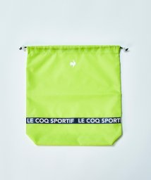 le coq sportif GOLF (ルコックスポルティフ（ゴルフ）)/シューズケース巾着型 (約40×42(cm))《再生ポリエステル》/ライム