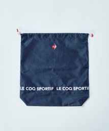 le coq sportif GOLF (ルコックスポルティフ（ゴルフ）)/シューズケース巾着型 (約40×42(cm))《再生ポリエステル》/ネイビー